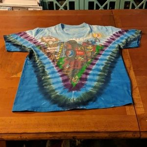 Grateful Dead Liquid Blue tie-dye shirt